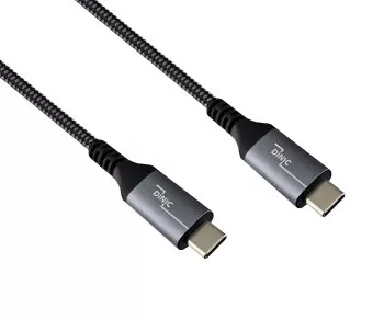 DINIC USB C 4.0 Cable, 240W PD, 40Gbps, 1m Type C to C, Aluminum Connector, Nylon Cable, DINIC Box